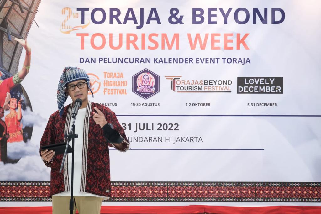 Siaran Pers Menparekraf Resmikan Calendar Event Toraja Hadirkan